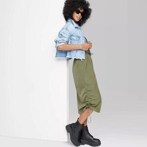 Women's Utility Midi Skirt - Wild Fable_Size L